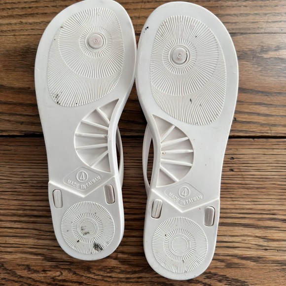 Ted Baker Rafeek Bow Cream Flip Flops Women's UK Size 4 US Size 6-6.5 - Picture 5 of 5